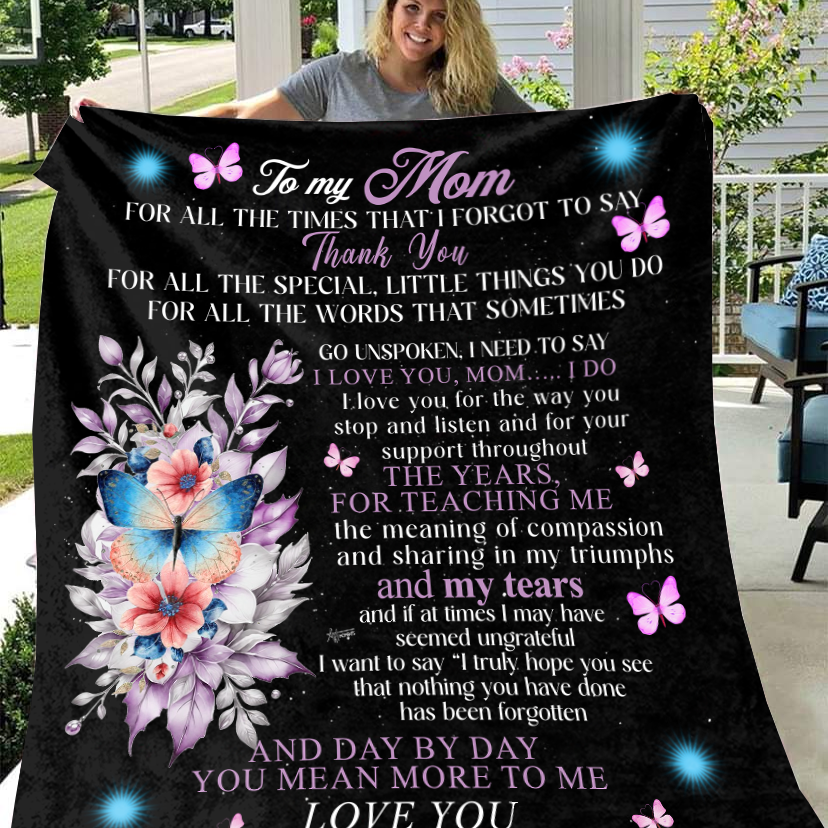 To My Mom | Fleece Blanket