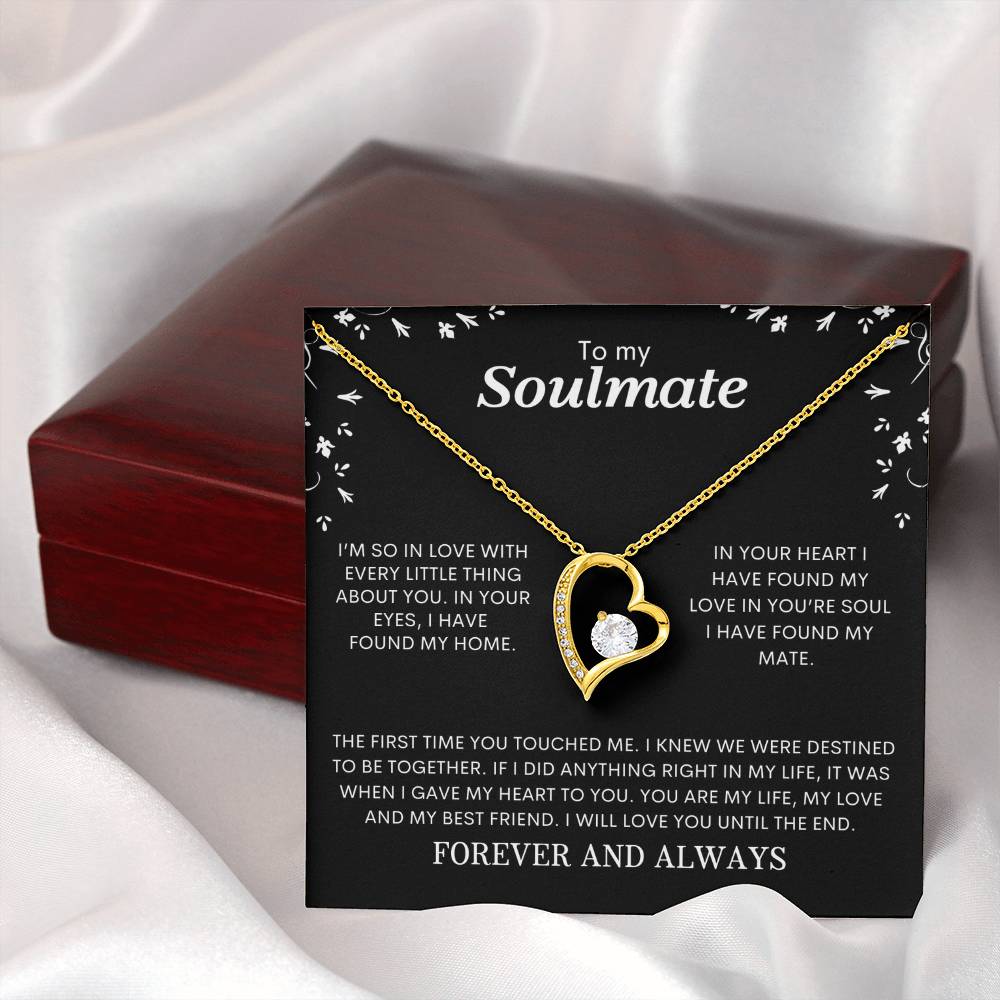 To My Soulmate | Forever Love Necklace