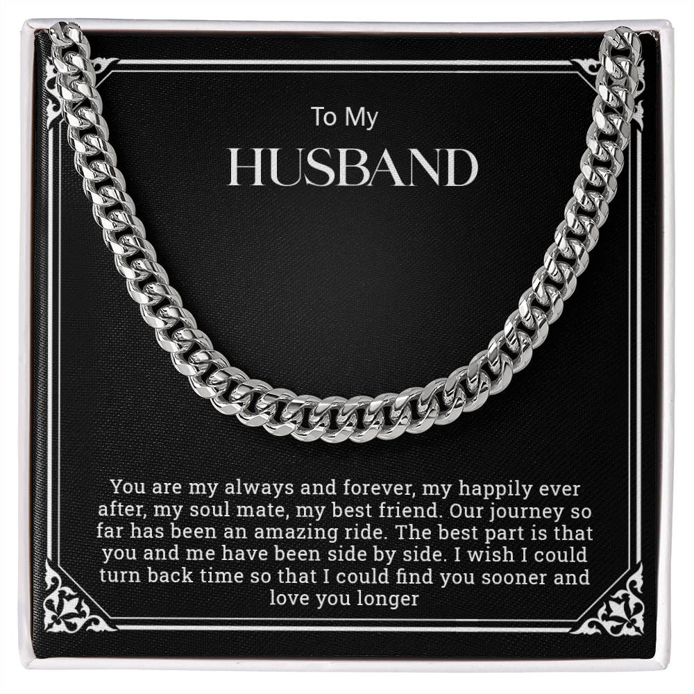 To My Husband | Cuban Link Chain