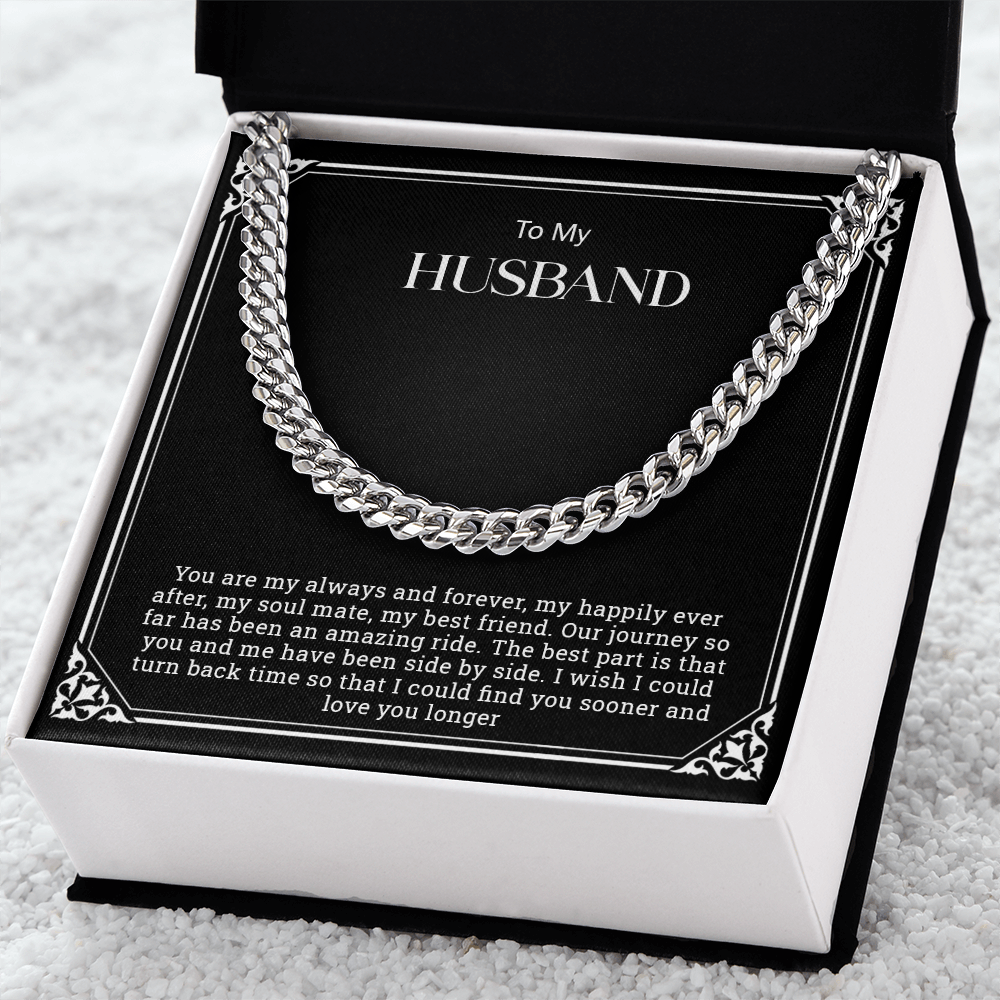 To My Husband | Cuban Link Chain