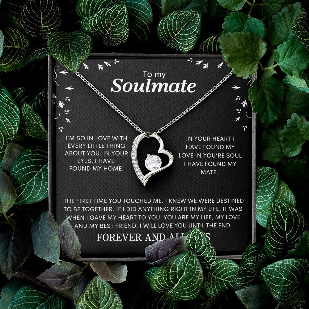 To My Soulmate | Forever Love Necklace