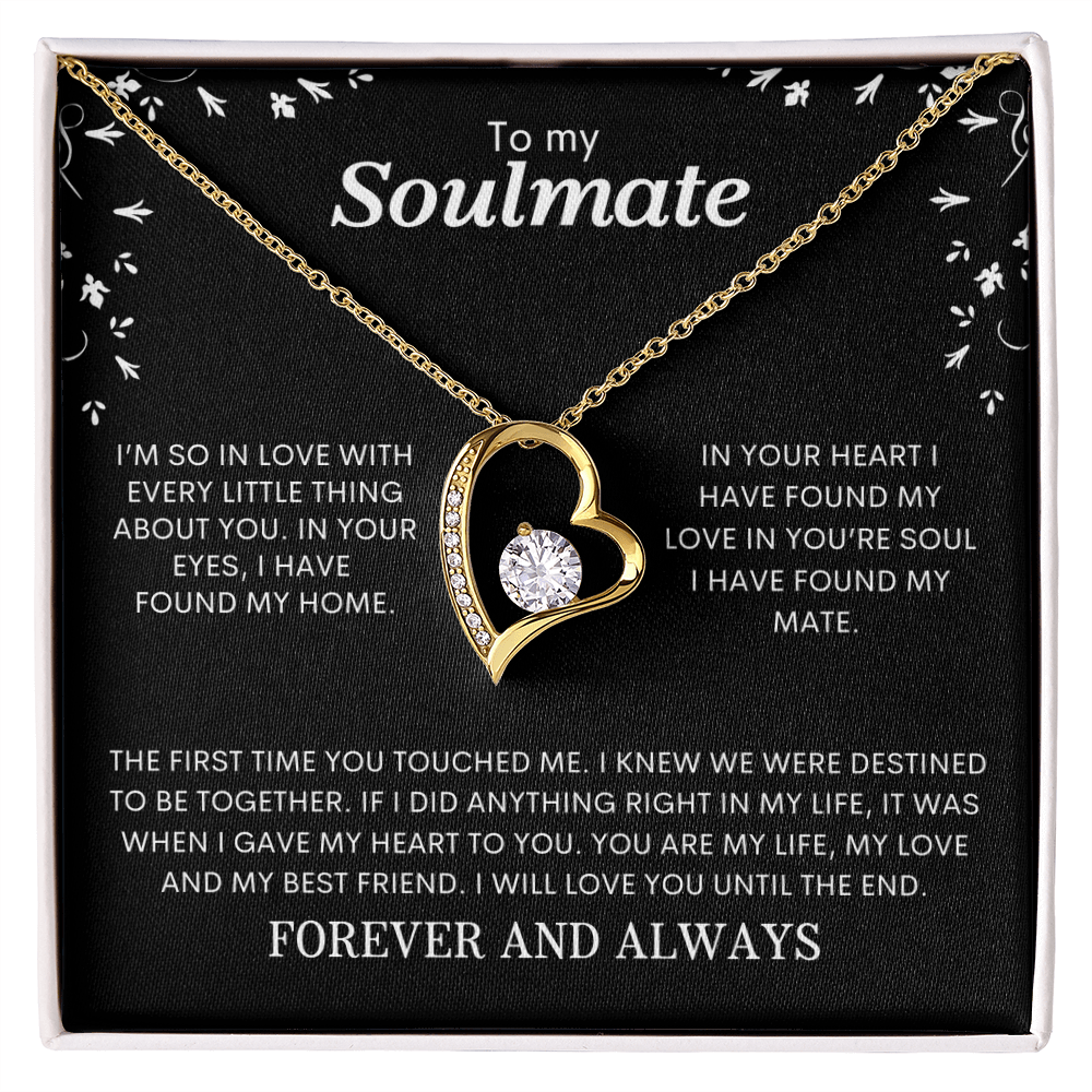 To My Soulmate | Forever Love Necklace