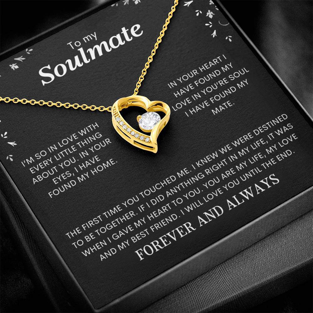 To My Soulmate | Forever Love Necklace