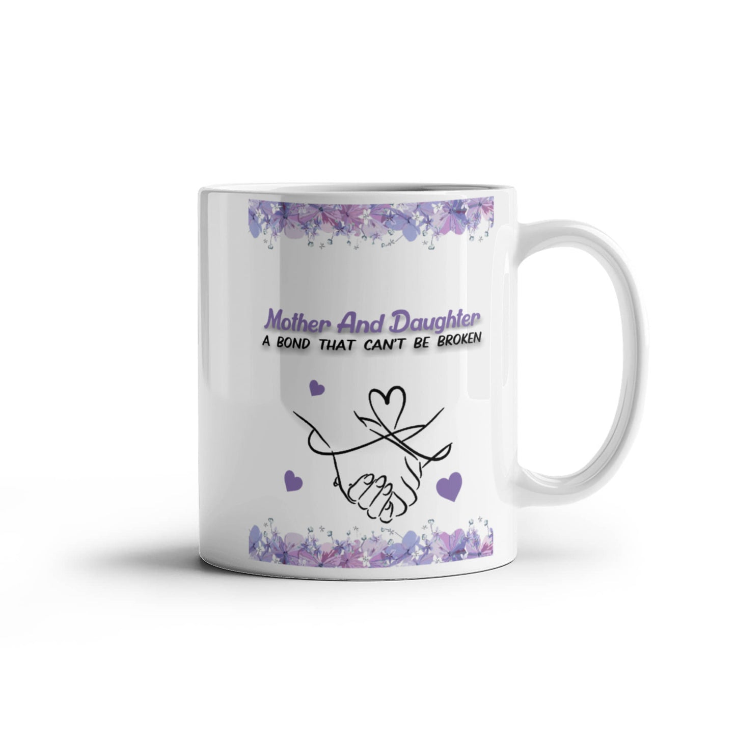 Mom & Daughter | White Ceramic Mug
