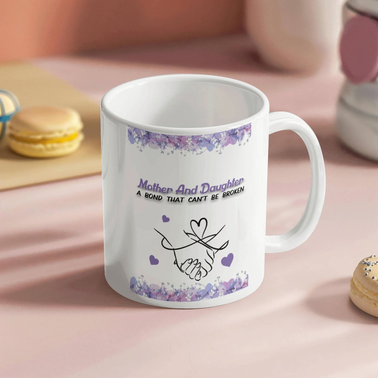 Mom & Daughter | White Ceramic Mug