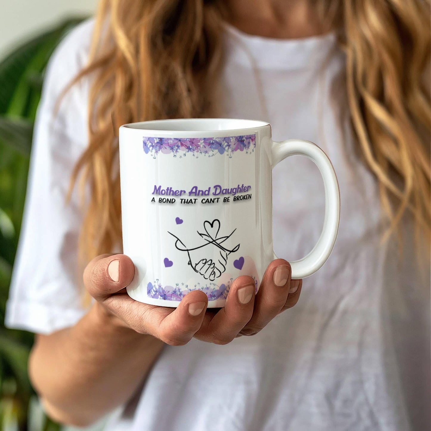 Mom & Daughter | White Ceramic Mug